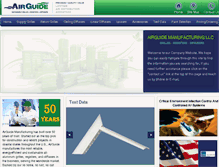 Tablet Screenshot of airguidemfg.com